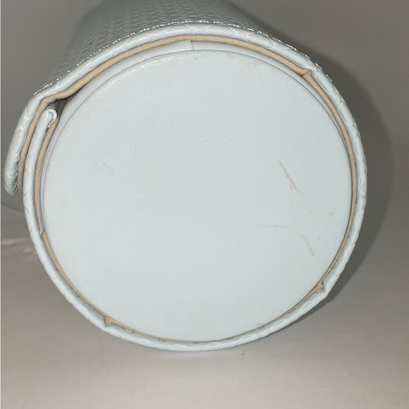 Soft Blue jewelry travel organizer cylinder Travel Clutch - Picture 4 of 7